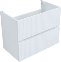 Тумба под раковину без столешницы Aquanet Джейн 80 подвесная, белая матовая