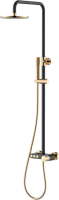 Душевая стойка Boheme Stick 128-BG.2 black touch gold