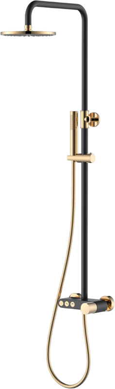 Душевая стойка Boheme Stick 128-BG.2 black touch gold