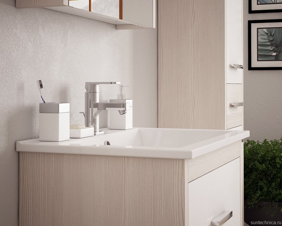 Тумба с раковиной Corozo Верона 65 лайн