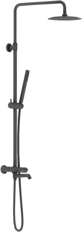 Душевая стойка Damixa Scandinavian Pure 936810300 черная матовая