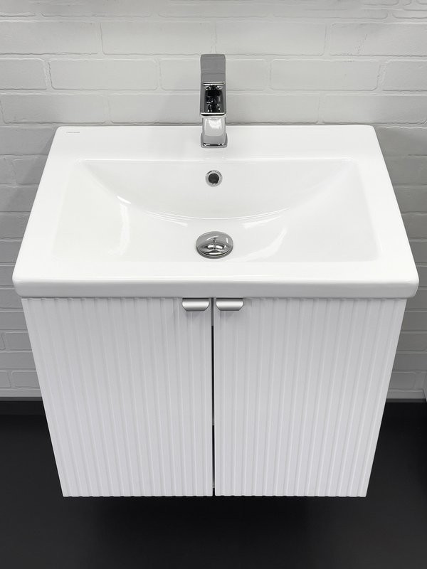 Мебель для ванной комнаты Comforty Лима 60П подвесная, матовая белая