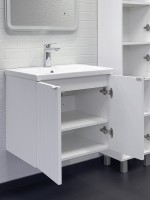 Мебель для ванной комнаты Comforty Лима 60П подвесная, матовая белая