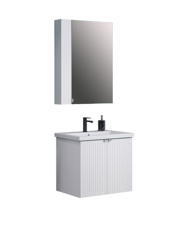 Мебель для ванной комнаты Comforty Лима 60П подвесная, матовая белая