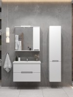 Мебель для ванной комнаты SanStar Ориана 80 подвесная, раковина Santek Миранда 80