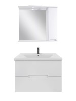 Мебель для ванной комнаты SanStar Ориана 80 подвесная, раковина Santek Миранда 80
