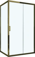 Душевой уголок Vegas Glass ZP+ZPV Tur Novo h1900 100*100 05 01 профиль бронза, стекло прозрачное