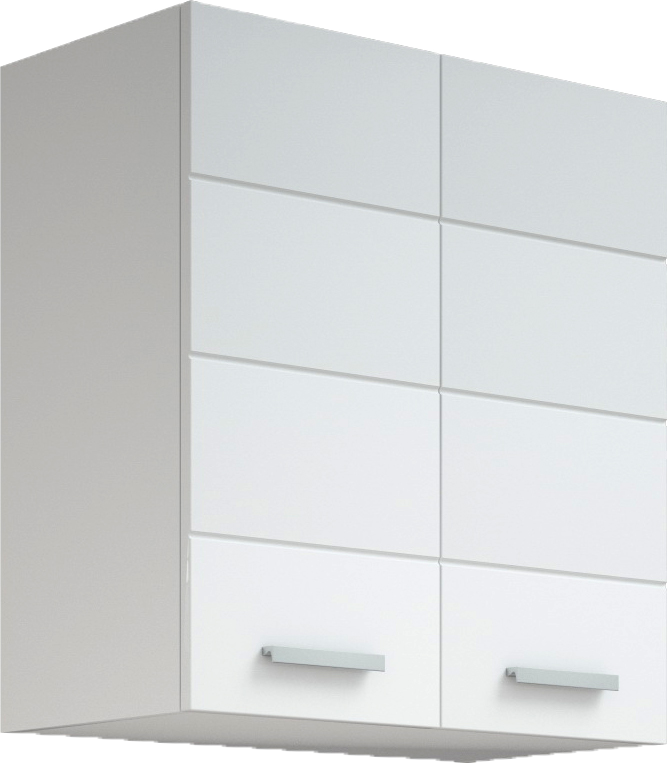 Шкаф в ванную Corozo Денвер 65 подвесной, белый, фурнитура хром