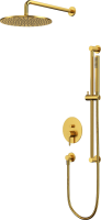 Душевой комплект WHITECROSS Y YSET05GLB С ВНУТРЕННЕЙ ЧАСТЬЮ, брашированное золото