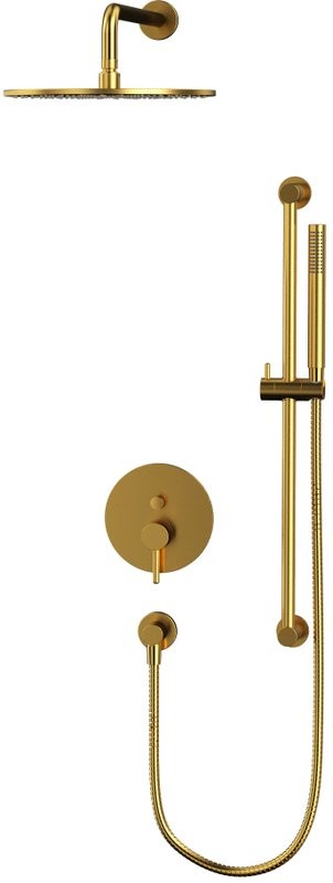 Душевой комплект WHITECROSS Y YSET05GLB С ВНУТРЕННЕЙ ЧАСТЬЮ, брашированное золото