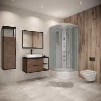 Душевая кабина Niagara Classic NG-3301-14F 90х90 см, с гидромассажем и пультом управления