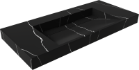 Раковина Armadi Art Flat Nero Marquina 100