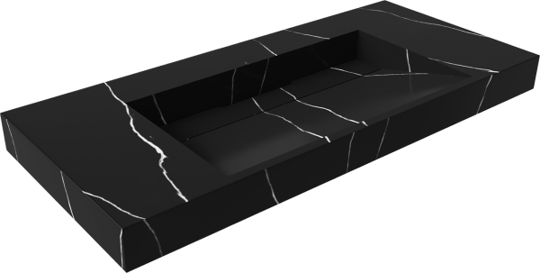 Раковина Armadi Art Flat Nero Marquina 100