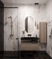 Раковина Armadi Art Flat Nero Marquina 100