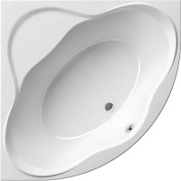 Акриловая ванна Ravak New Day 140x140 см, угловая, встраиваемая, белая, четверть круга, на ножках