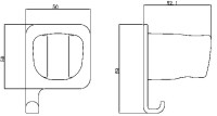 Настенный держатель Allen Brau Infinity 5.21B17-00 хром