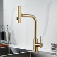 Смеситель для кухни Shevanik S263G золотой сатин