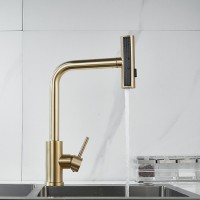 Смеситель для кухни Shevanik S263G золотой сатин