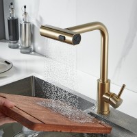 Смеситель для кухни Shevanik S263G золотой сатин