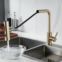 Смеситель для кухни Shevanik S263G золотой сатин