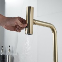 Смеситель для кухни Shevanik S263G золотой сатин