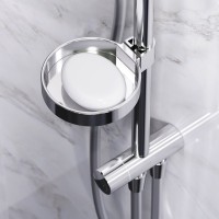 Душевой комплект Смеситель AM.PM X-Joy F85A10000 + Стойка Spirit V2.0 F0770A100