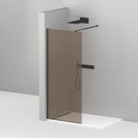 Душевая перегородка Cezares Liberta -L-1-100-BR-NERO