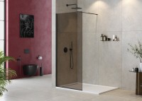Душевая перегородка Cezares Liberta -L-1-100-BR-NERO