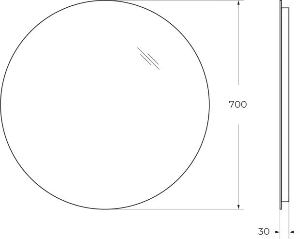 Мебель для ванной комнаты BelBagno Marino 70 подвесная, bianco lucido, черная раовина