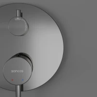Душевой комплект Sancos Select SC3003CH хром, С ВНУТРЕННЕЙ ЧАСТЬЮ