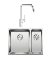 Комплект Мойка Blanco Andano 340/180-IF L + Смеситель Grohe Eurosmart