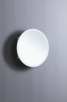 Шкаф с зеркалом в ванную с подсветкой Aquanet Оптима 70 белый, с LED подсветкой