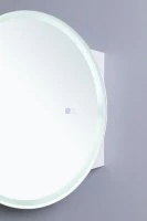 Шкаф с зеркалом в ванную с подсветкой Aquanet Оптима 70 белый, с LED подсветкой