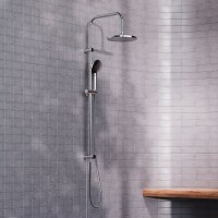 Душевой комплект Смеситель Damixa RedBlu Origin Evo 2 781000000 + Стойка Jupiter 977000000