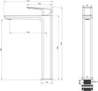 Смеситель для раковины Wonzon & Woghand WW-88239011-MB черный матовый Смеситель для раковины Wonzon & Woghand WW-88239011-MB черный матовый
