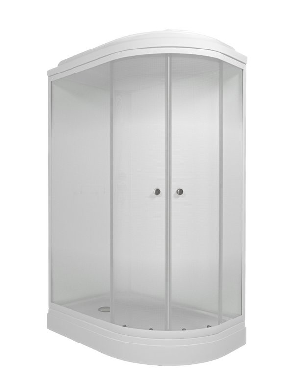 Душевая кабина Triton Коралл Лайт L 120х80 см, белая