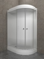 Душевая кабина Triton Коралл Лайт L 120х80 см, белая