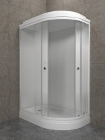 Душевая кабина Triton Коралл Лайт L 120х80 см, белая
