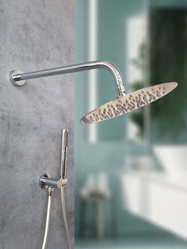 Душевой комплект AltroBagno Unione 040407 Cr С ВНУТРЕННЕЙ ЧАСТЬЮ, хром