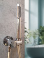 Душевой комплект AltroBagno Unione 040407 Cr С ВНУТРЕННЕЙ ЧАСТЬЮ, хром