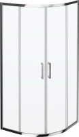 Душевой уголок KERAMA MARAZZI Vetro 90х90 см, четверть круга, профиль хром