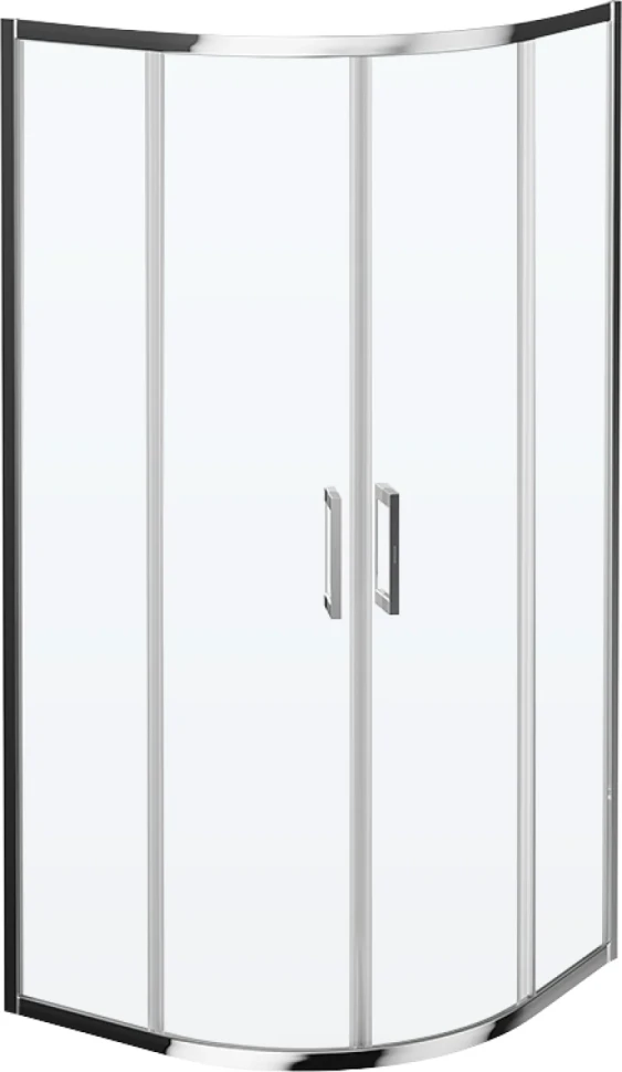 Душевой уголок KERAMA MARAZZI Vetro 90х90 см, четверть круга, профиль хром