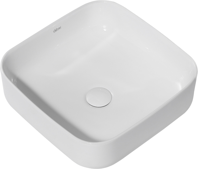 Накладная раковина Abber Rechteck AC2211 белая