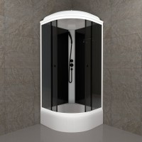 Душевая кабина Triton Грэй Щ0000067303 90х90 см, блэк