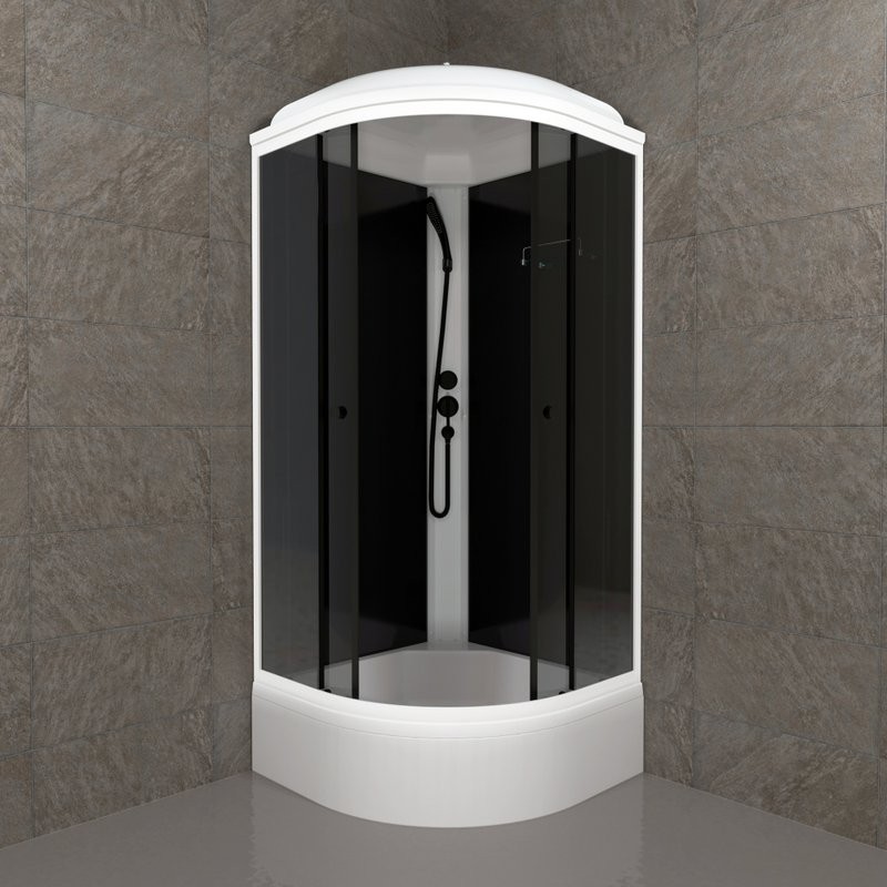 Душевая кабина Triton Грэй Щ0000067303 90х90 см, блэк