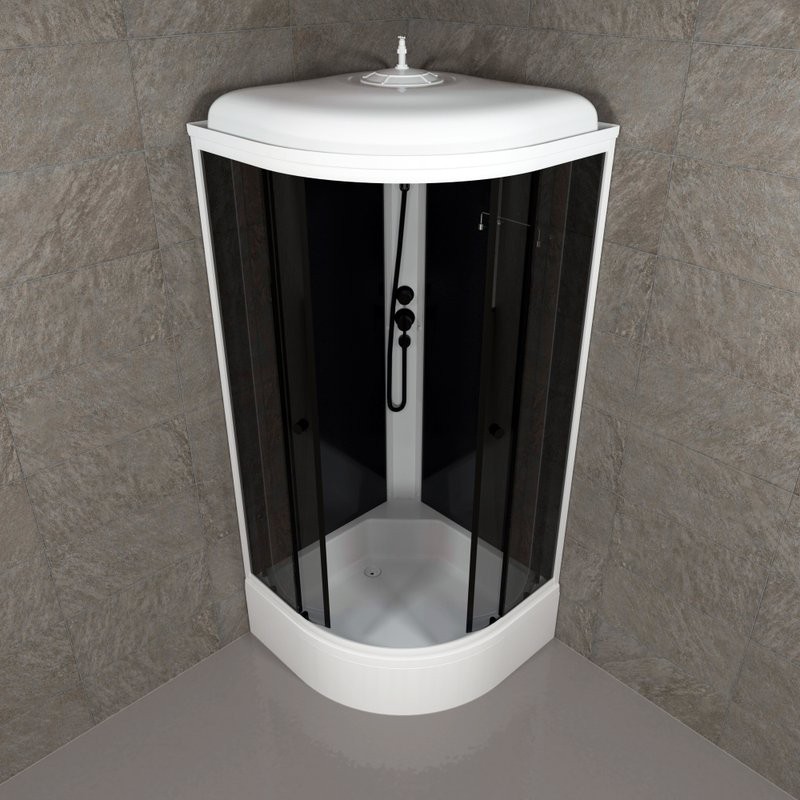 Душевая кабина Triton Грэй Щ0000067303 90х90 см, блэк