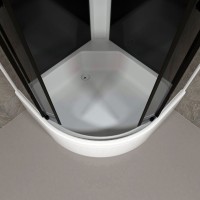 Душевая кабина Triton Грэй Щ0000067303 90х90 см, блэк