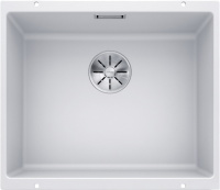 Комплект Мойка Blanco Subline 500-U Silgranit, белая + Измельчитель Franke