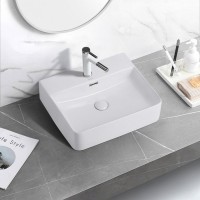 Накладная раковина Abber Rechteck AC2203 белая