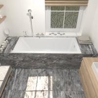 Ванна из искусственного камня Triton Сириус 170x70 см, встраиваемая, белая, на ножках